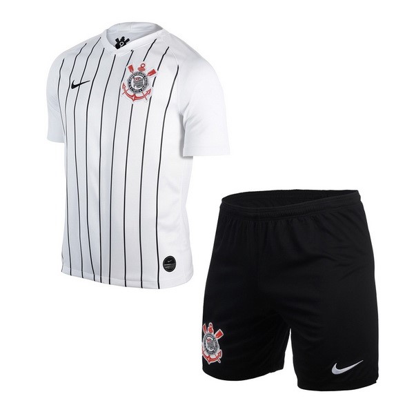 Camiseta Corinthians Paulista Replica Primera Ropa Niño 2019/20 Blanco